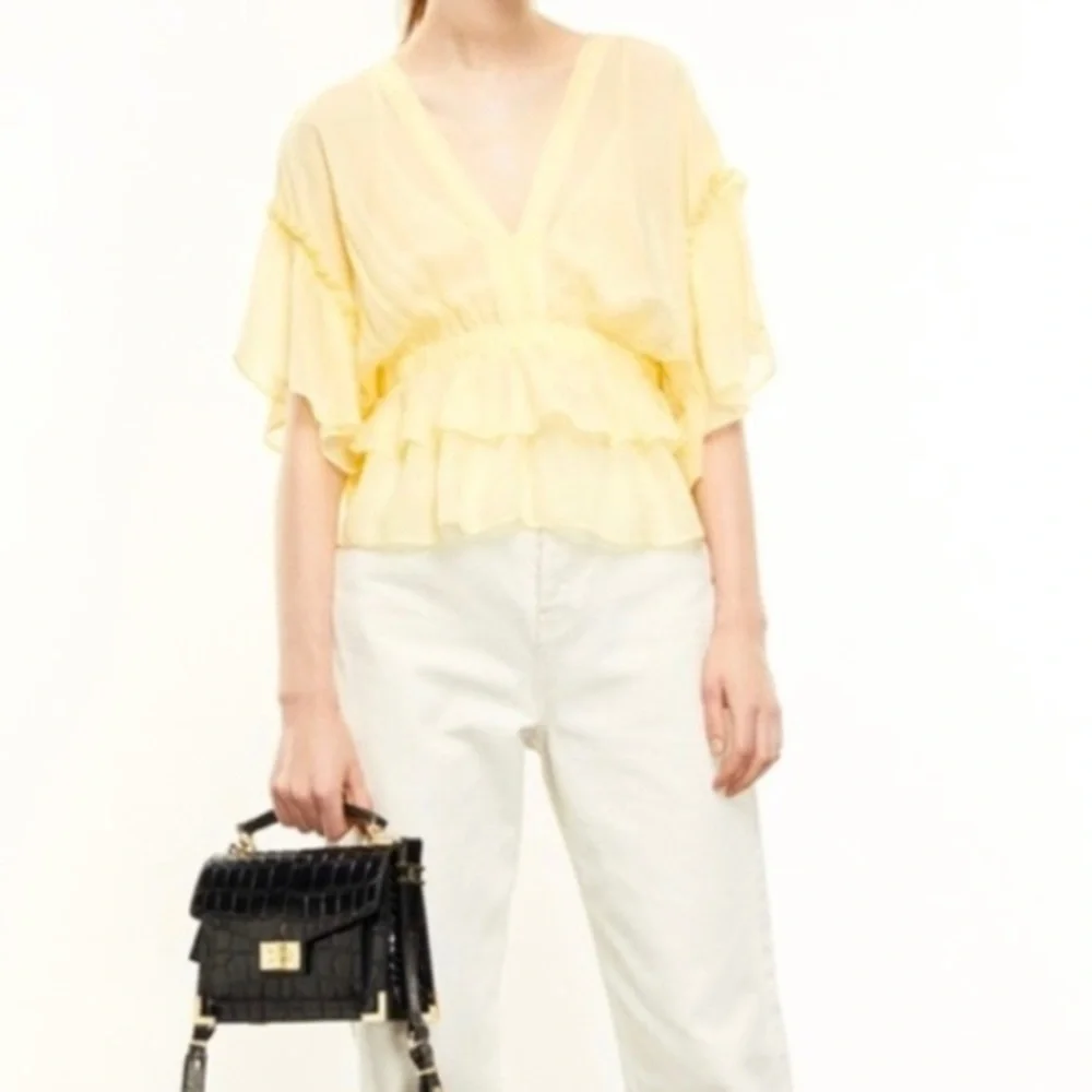 The Kooples Ruffled Blouse - Picture 2 of 3